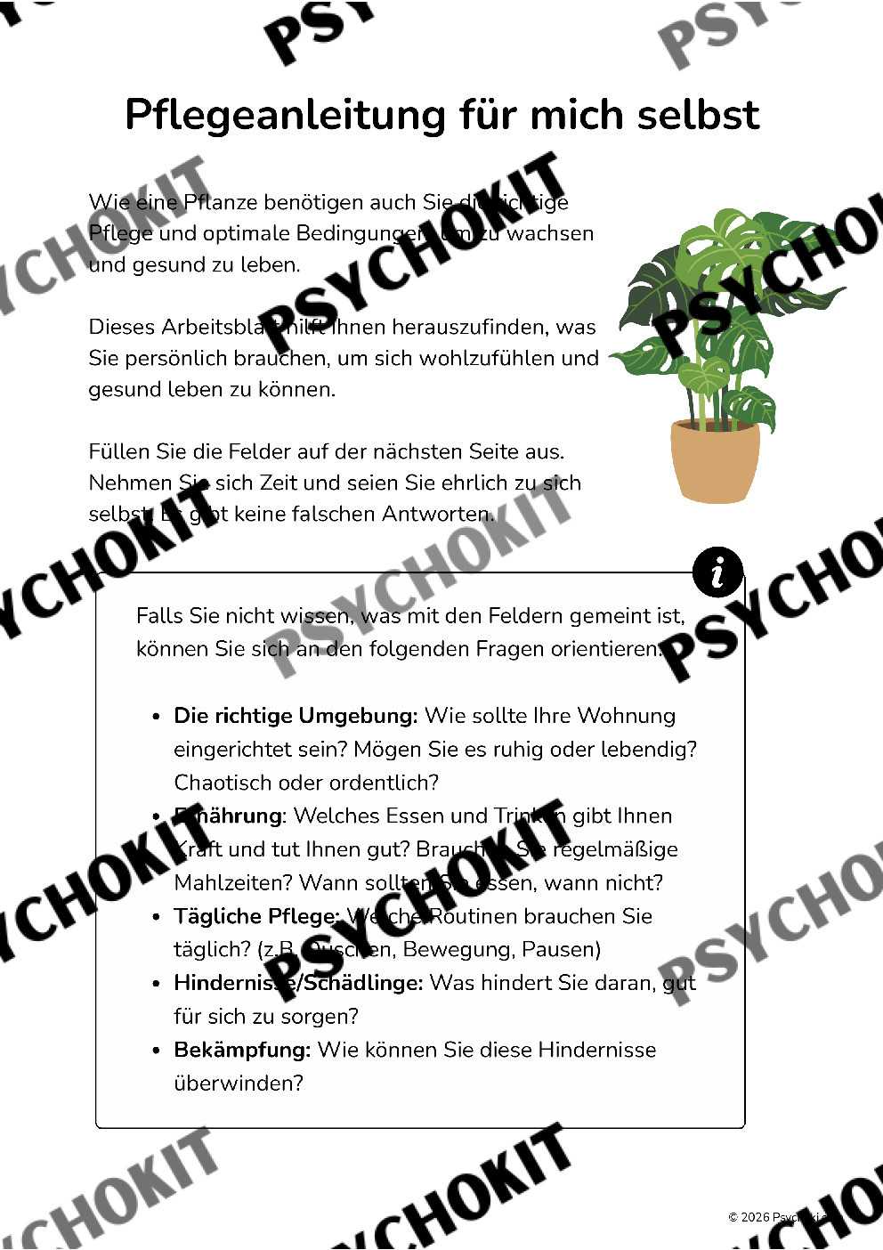 Pflegeanleitung für sich selbst – kreative Selbstfürsorge - Vorschau Seite 2