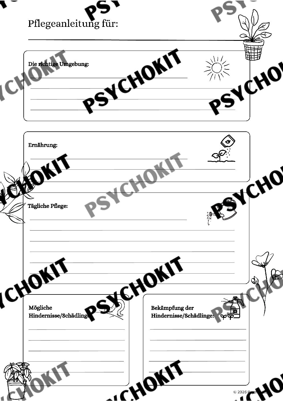 Pflegeanleitung für sich selbst – kreative Selbstfürsorge - Vorschau Seite 3